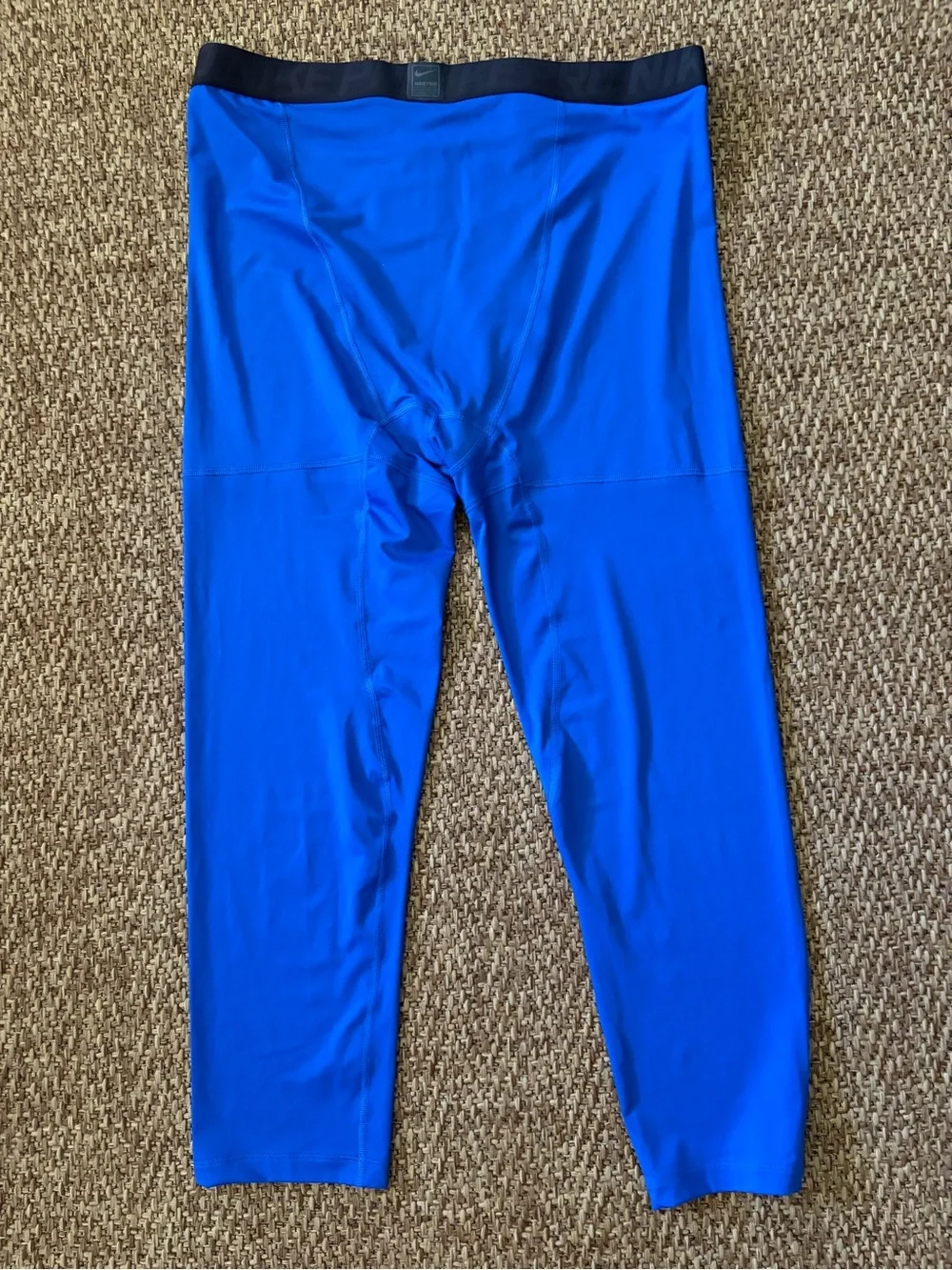 Nike Pro NBA Player Issued Full Length Compression Tights Blue Size 3XL-Tall